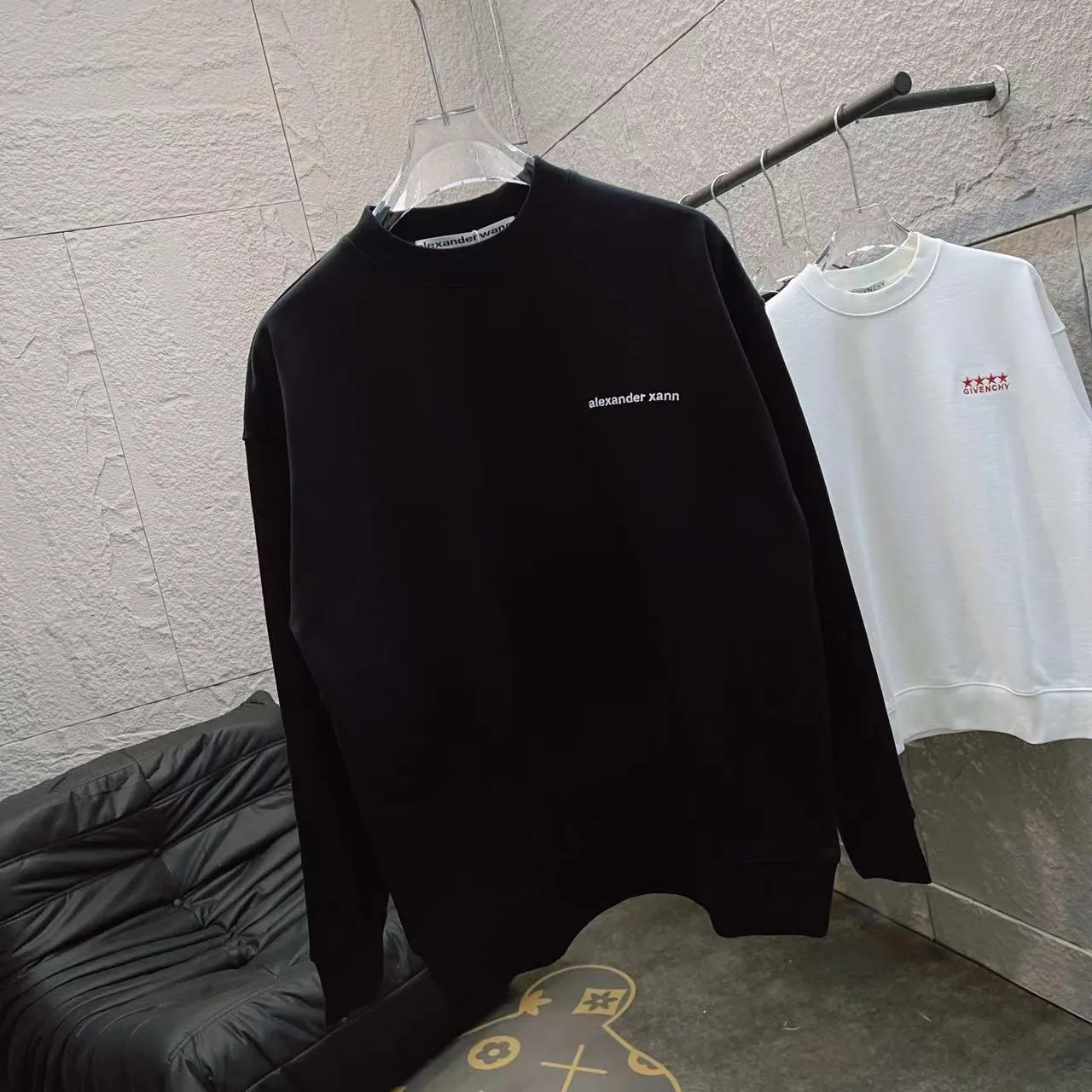*alexanderwang 2024 New Arrival logo Same Style Size：S M L XL XXL ：Black White